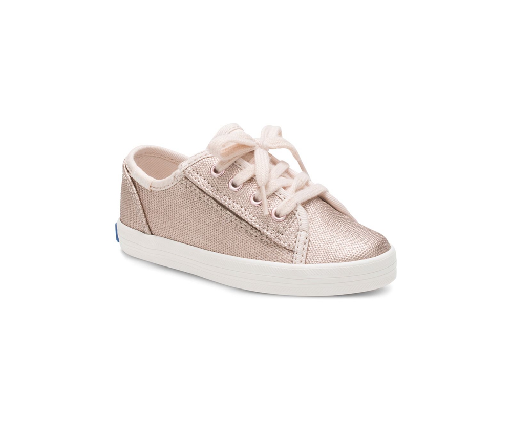 Zapatillas Keds Niños Rosas Doradas - Kickstart Jr. - 158-UYXJDF